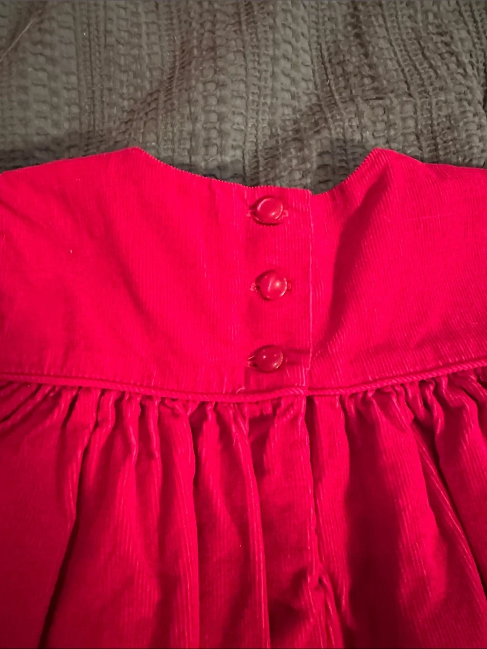 Ralph Lauren Corduroy Red Dress, 24m